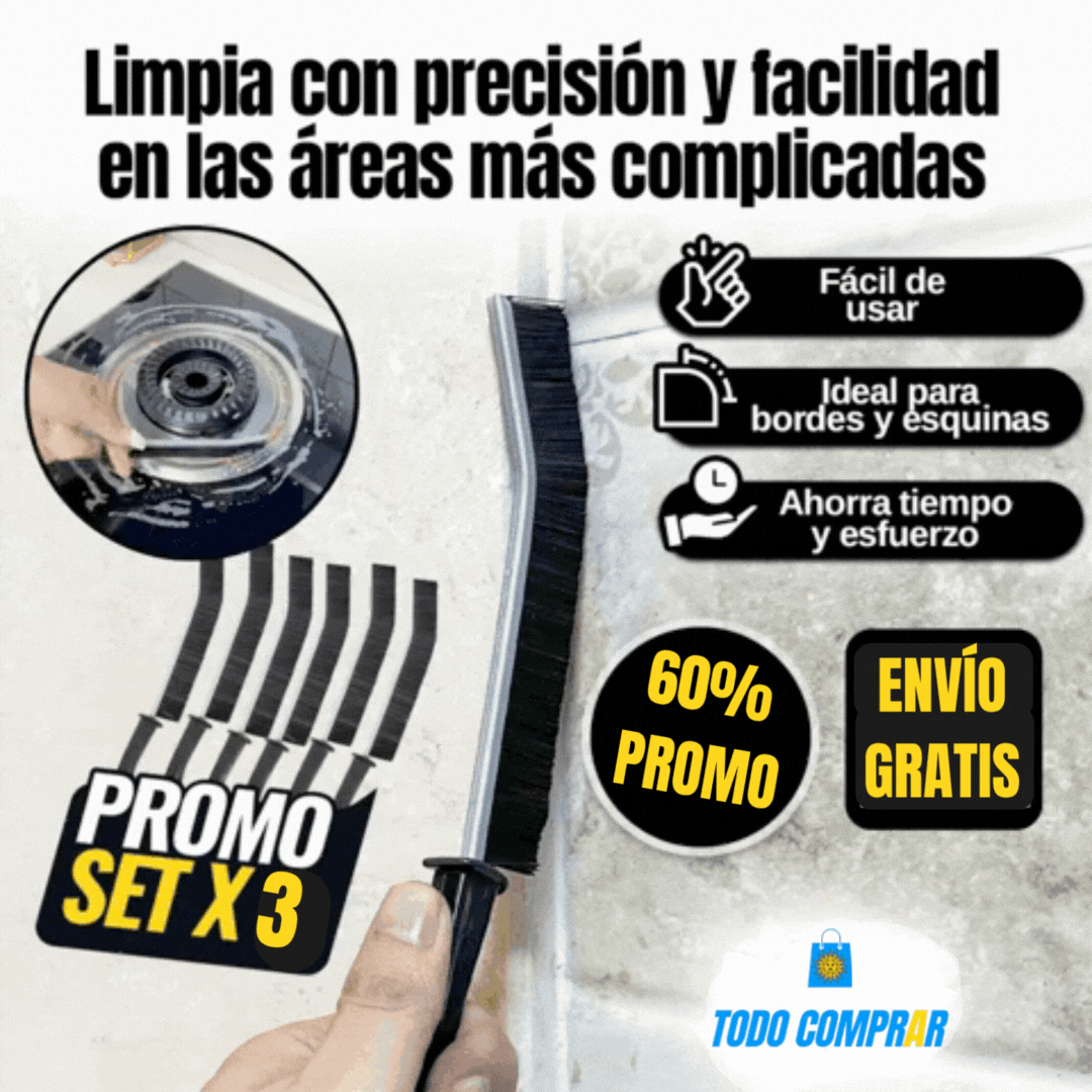Set de Cepillos LimpiaEsquinas 360° - 🎁 PROMO 3 UNIDADES 🎁