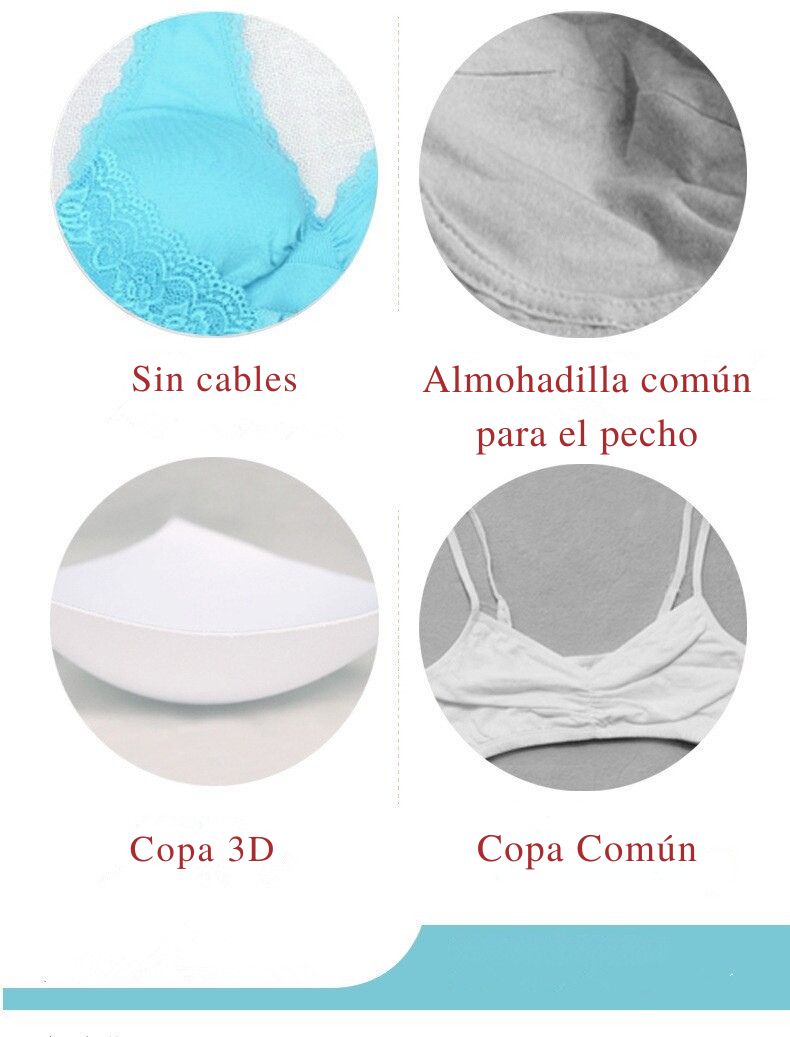 Corpiño con Sujeción y Cierre Lateral - MaxxConfort (COMPRE 1 RECIBA 2)