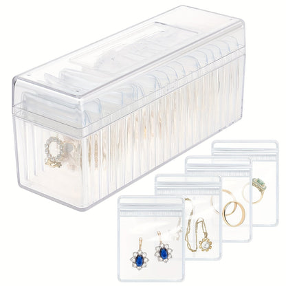 Organizador de Joyas Acrílico – ¡Llevate el set completo con 20 piezas!